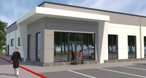 Проект магазина на ул. Притрактовая, 47.