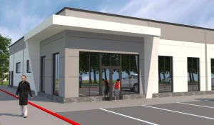 Проект магазина на ул. Притрактовая, 47.