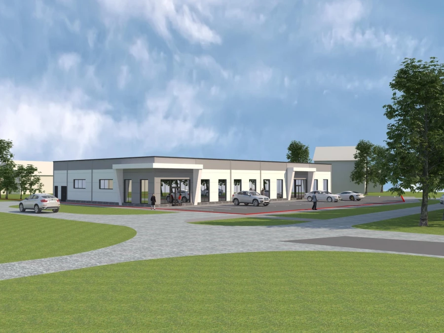 Проект магазина на ул. Притрактовая, 47.