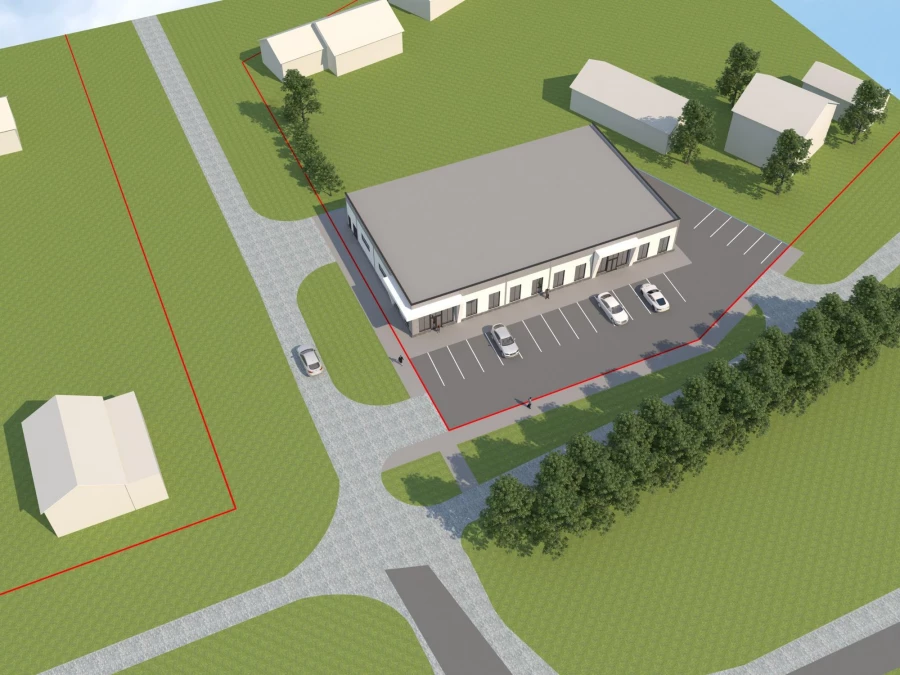 Проект магазина на ул. Притрактовая, 47.