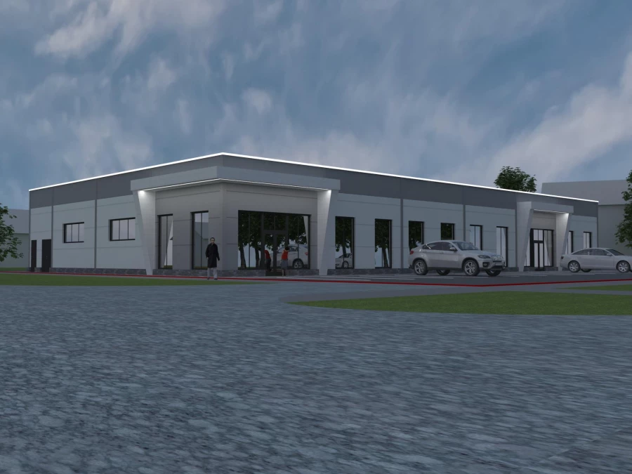 Проект магазина на ул. Притрактовая, 47.