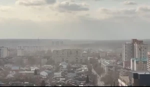 Песчаная буря в Барнауле