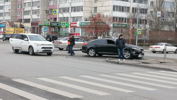 Авария в Барнауле.