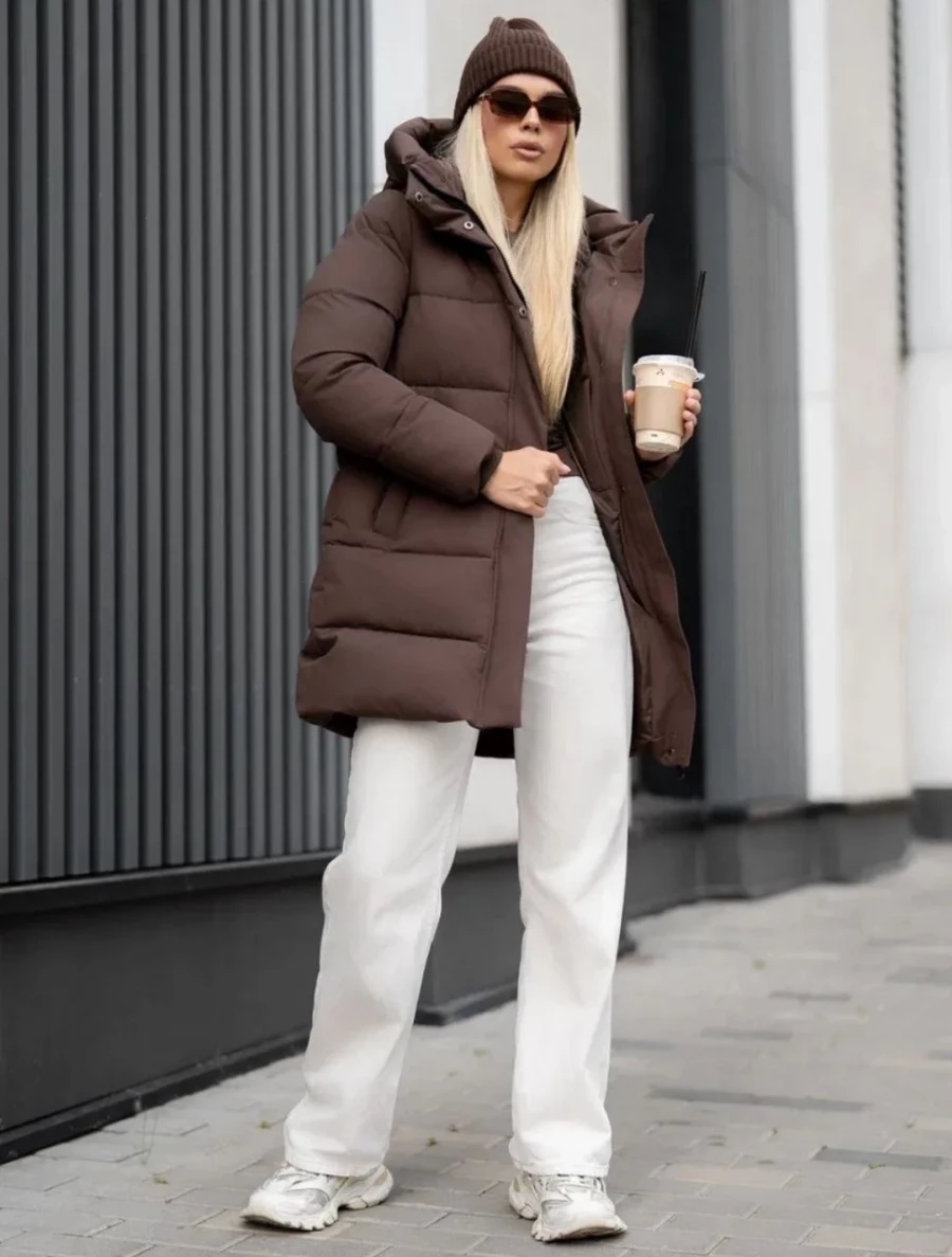 Модная подборка женских пуховиков