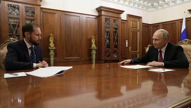 Владимир Путин с Виталием Королевым