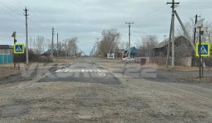 Дорога в поселке Малиновое озеро.