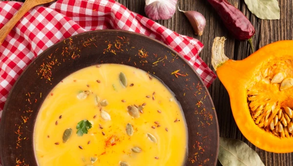 Блюдо из тыквы.