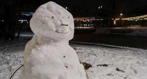 Снежный вечер в «Изумрудном» парке 