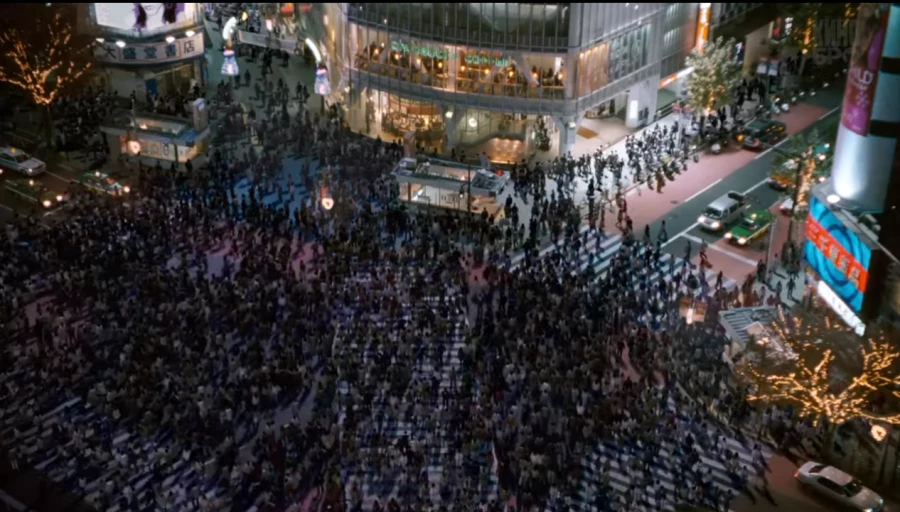  Перекресток Сибуя в Токио.