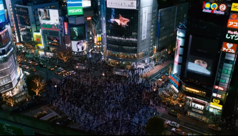  Перекресток Сибуя в Токио.