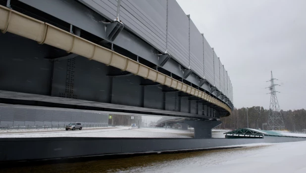 Открытие развязки в Барнауле, ноябрь 2025.