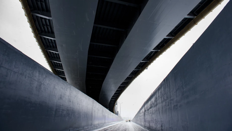 Открытие развязки в Барнауле, ноябрь 2025.