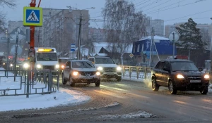 Пробки в Барнауле.