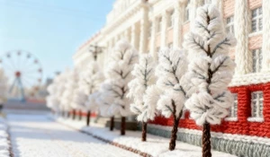 Вязаный мультик про Барнаул.