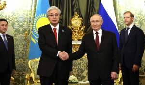 Владимир Путин и Касым-Жомарт Токаев.