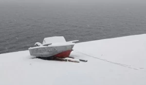 Телецкое озеро в тумане