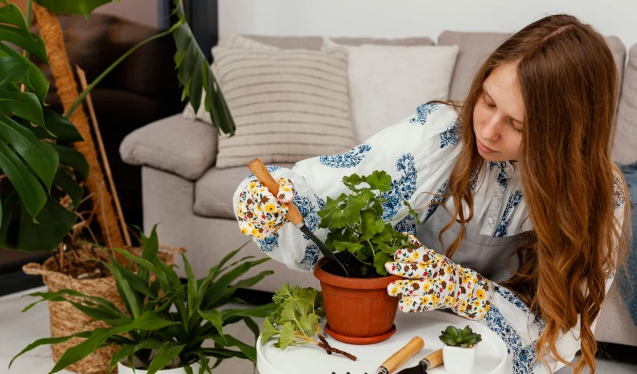 Комнатные цветы.