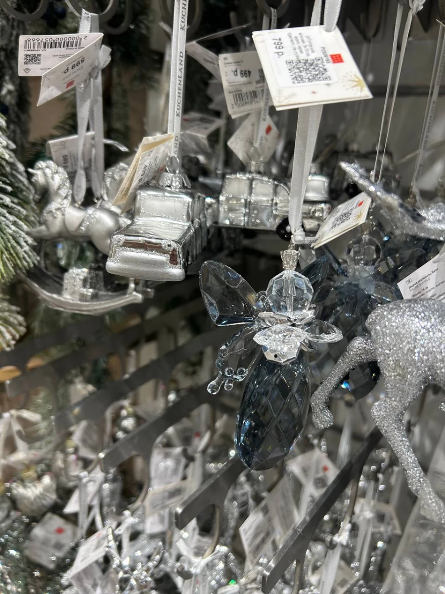 Новогодние игрушки в магазине «KÜCHENLAND HOME».