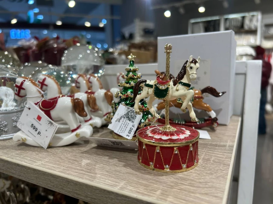 Новогодние игрушки в магазине «KÜCHENLAND HOME».