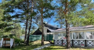 Коттедж с детской площадкой в Ленточном бору