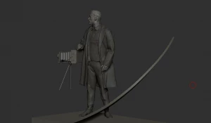 Набросок памятника Сергею Борисову.