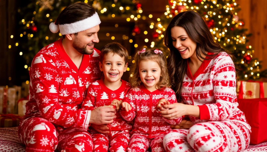 Идеи для новогодней фотосессии с семьей