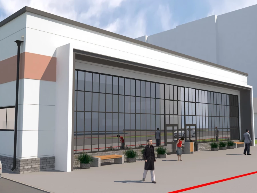 Проект магазина на Малахова, 86г