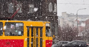 Снегопад в Барнауле