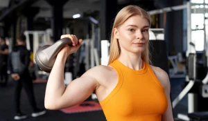 Тренировка в зале.