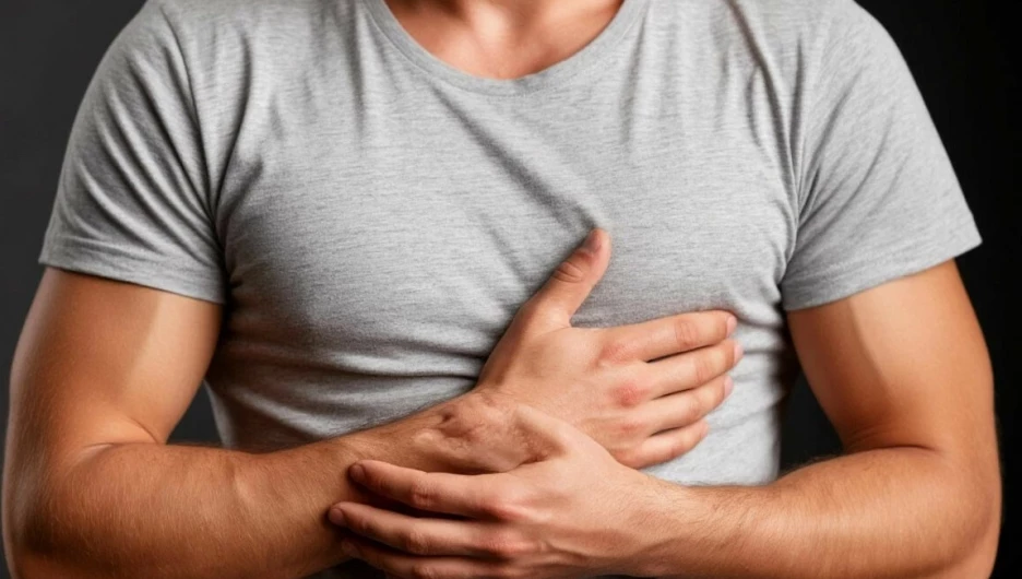 Боль в животе.