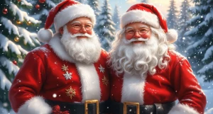 Дед мороз и Санта Клаус