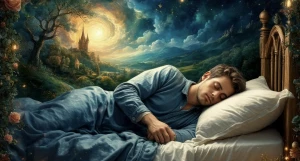 Спящий человек, сон. 