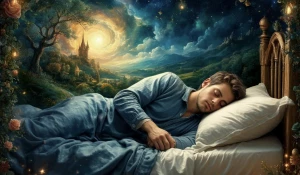 Спящий человек, сон. 