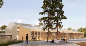 Визуализация проекта по реставрации сереброплавильного завода, «Спички». Производственный корпус: фудхолл.