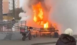 Взрыв автомобиля в Москве