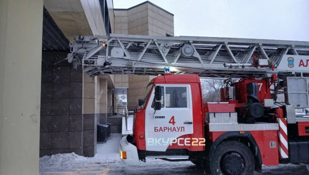 Пожарная машина.