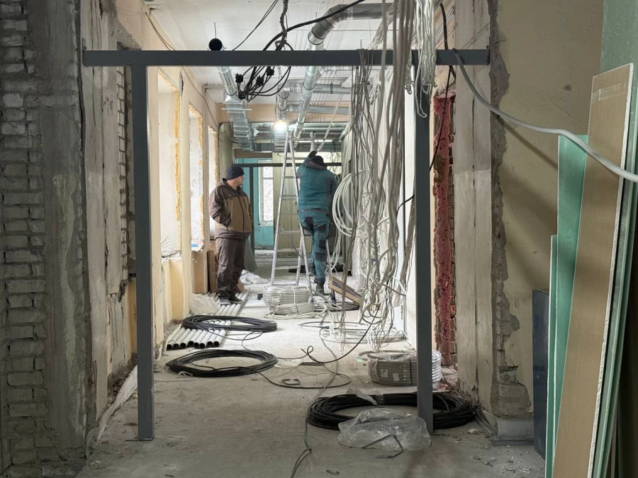 Капитальный ремонт инфекционного корпуса Центра охраны материнства и детства.