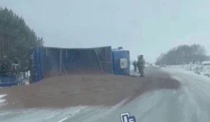 Авария на трассе Барнаул — Казахстан