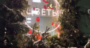 Новогодние украшения. Украшения Барнаула. Новый год