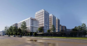 Концепция ЖК на пр. Красноармейском, 36 на месте "Оперы". Вариант 1. 