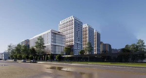 Концепция ЖК на пр. Красноармейском, 36 на месте "Оперы". Вариант 1. 