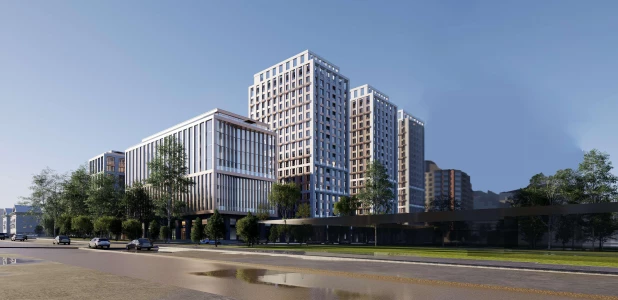 Концепция ЖК на пр. Красноармейском, 36 на месте "Оперы". Вариант 1. 