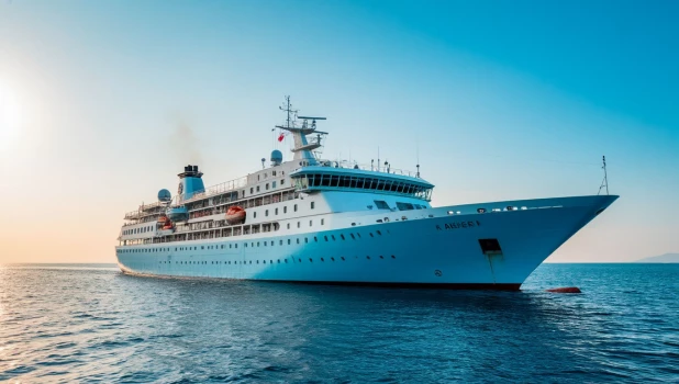 Морское судно.