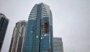 Башня «Грозный-Сити» после взрыва