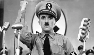 Кадр из фильма "Великий диктатор".