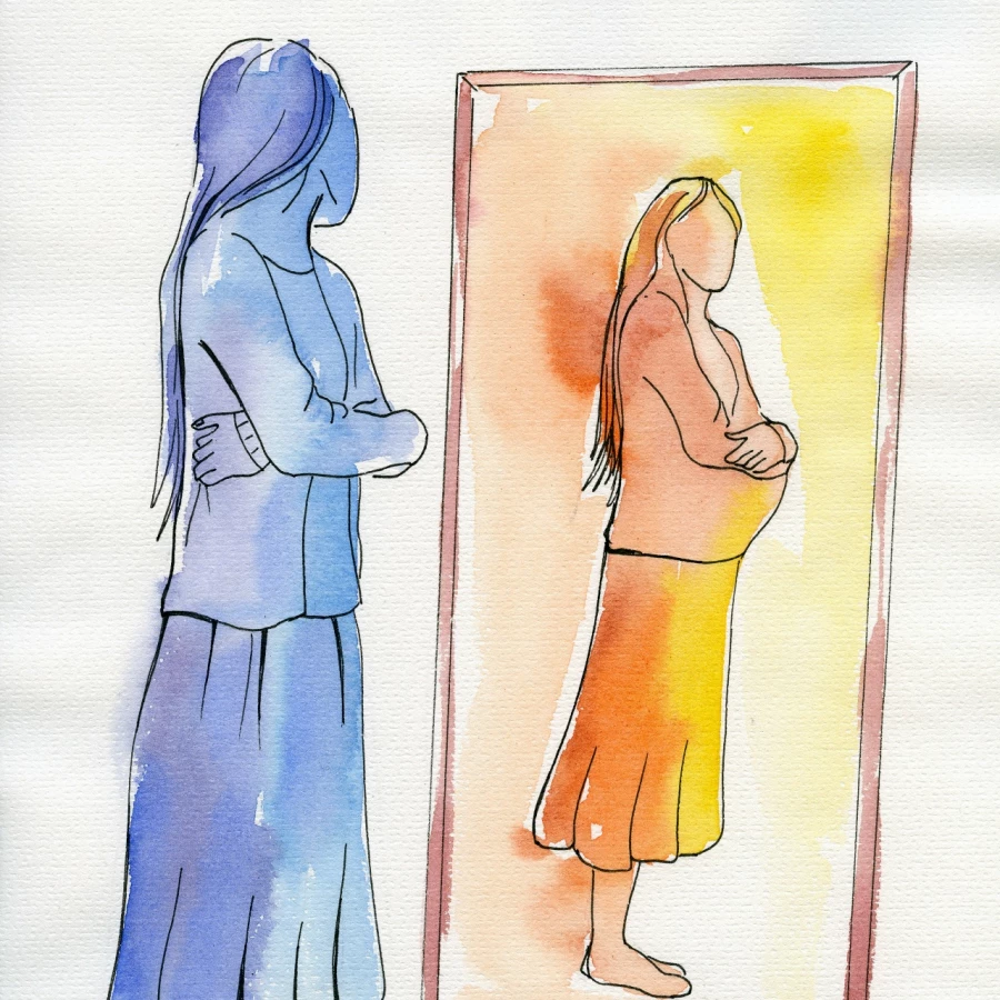 Перинатальная утрата. Иллюстрация из пособия Динары Малановой