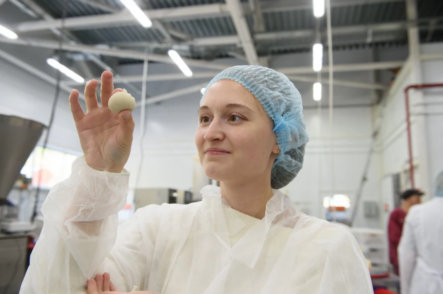 Цех по производству замороженных полуфабрикатов компании «Меленка».