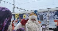 Новогодний поезд Деда Мороза в Барнауле — 2025.