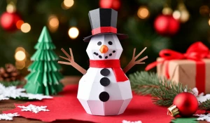 Новый год. Снеговик. Детские поделки