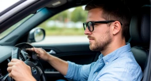 Водитель. Мужчина за рулем. Авто. Машина